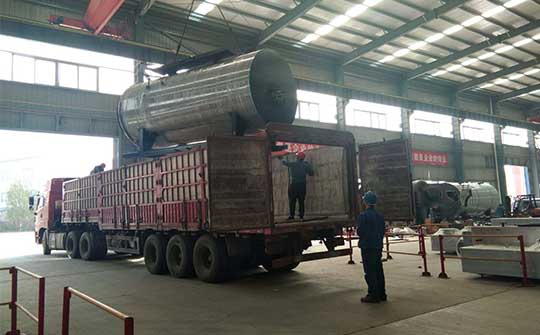 河南華泰4噸冷凝燃氣蒸汽鍋爐順利發貨