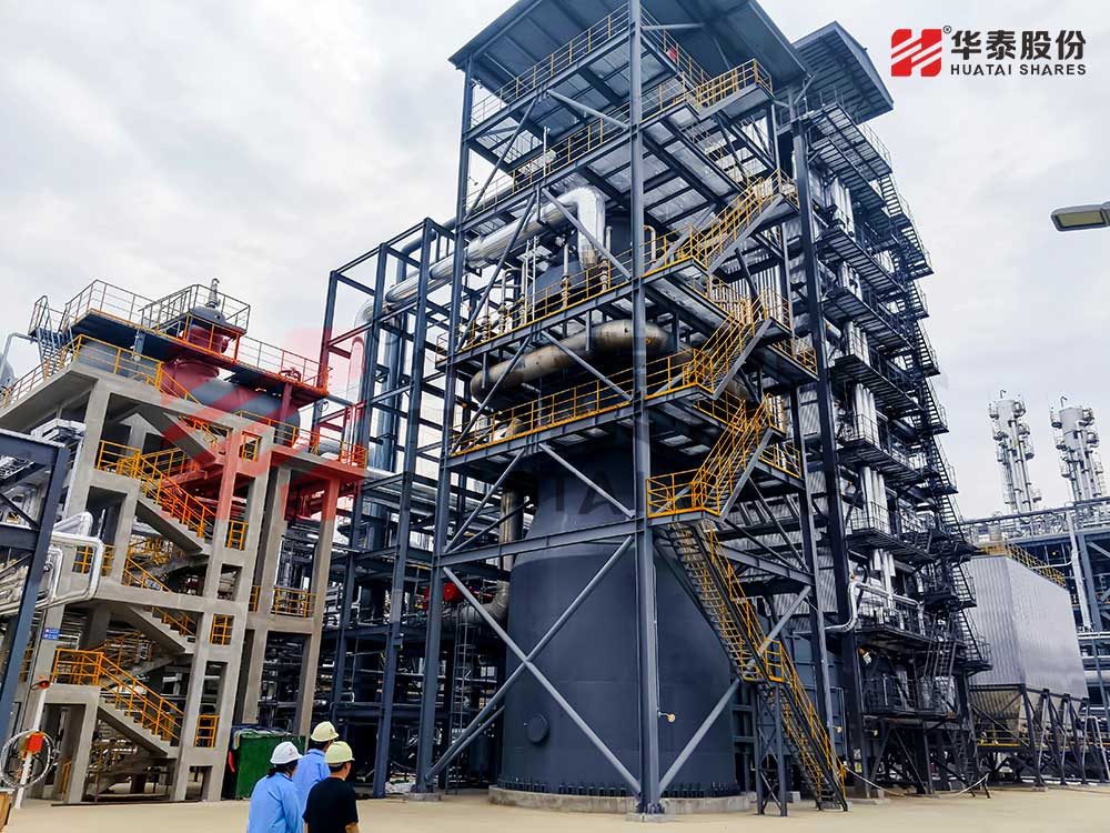 河南平頂山100噸余熱鍋爐項目