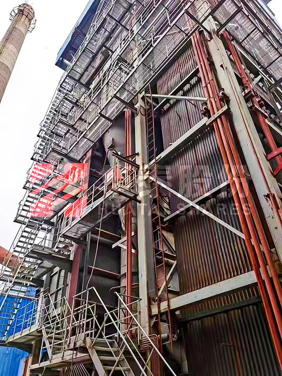 食品行業35噸循環流化床蒸汽鍋爐項目